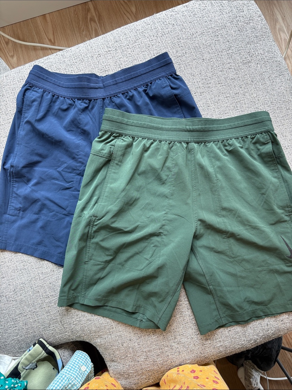 Nike Men's Athletic Shorts - Blue & Green